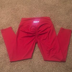 ECHT red leggings size XL
